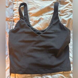 Lululemon align black tank top light support a/b size 6